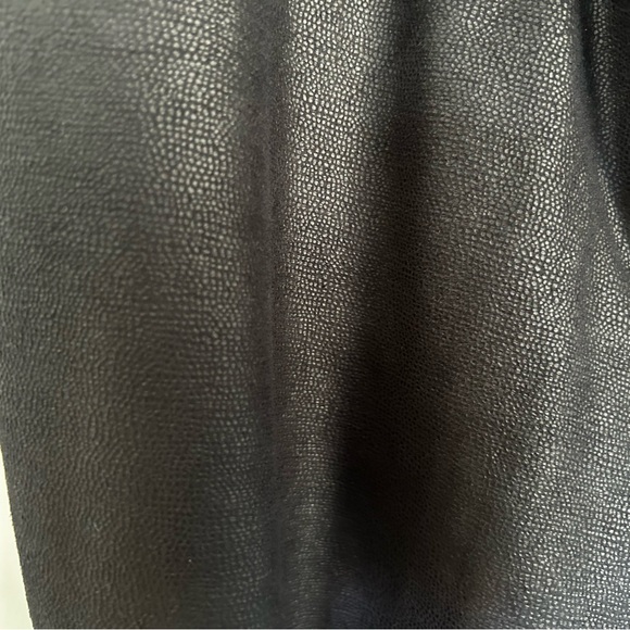 Black faux leather and jersey Olson pants - Picture 4 of 6